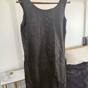 Vince Charcoal Sleeveless Mini Dress